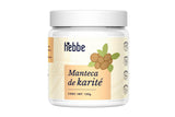 ▶ HEBBE  - Manteca de karité 120 g | Hidrata a profundidad la epidermis | Estimula la producción de colágeno | Ayuda a reducir las líneas de expresión | Renueva la piel dañada por el sol o la edad | Contenido: 120 g