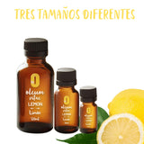 OLEUM VITAE Aceite Esencial de Limón 120ml. Citrus Limonum. 100% Puro y Orgánico. Certificado USDA ORGANIC. Aplicación Interna, Externa y Aromática.