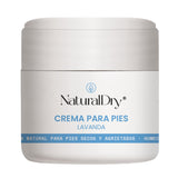 ▶NaturalDry - Crema natural para Pies resecos vegana - APLICACIÓN NOCTURNA - EXTRA HIDRATANTE - Manteca de Aguacate - ALTO PODER HIDRATANTE para talones SECOS o AGRIETADOS - Aroma natural Lavanda