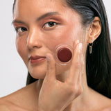 XAMANIA Tinta Multiusos 5en1 : Labial, Blush, Sombra, Contour & Iluminador | con Karité + Argán Orgánico | Acabado Radiante Natural | No Tóxico, Vegano, Cruelty Free | Clean Makeup Hecho en México (Topacio, 5g)