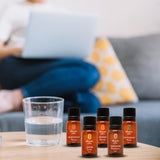 OLEUM VITAE Kit Aceites Esenciales para el Agua. 100% Puros y Orgánicos. Certificados UK y USDA Organic. Aplicación Aromática, Interna y Externa