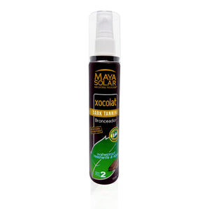 Maya Solar, Aceite Bronceador Xocolat FPS 2 Hidratante, 100% Biodegradable y Ecológico 120 ml