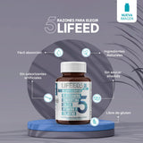 LIFEED 30 Cápsulas de Glucosamina y Condroitina | Colageno Hidrolizado, Calcio y Vitamina D | Suplementos Alimenticios con Vitamina para Articulaciones, Multivitaminico Hombre y Mujer Joint Support
