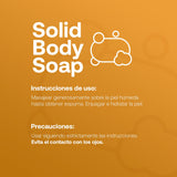 ▶ B Life  Paquete de 6 Barras Limpiadoras para Cuerpo y Manos de 113 g. Barras de Jabón de Carbón Activado con Aceite de Argan, Vainilla con Naranja y Lavanda. Ingredientes 100 % Naturales. Kit Solid Body Soap B Life.
