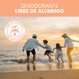 ▶NaturalDry  - Desodorante Natural UNISEX - 100% Natural - No obstruye los poros - SIN ALUMINIO - Sin parabenos - Hidrata tu piel - Elimina el mal olor - Aroma a Verbena (1 unidad)