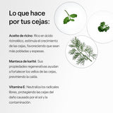 TEIA COSMETICOS Pomada para peinar y rellenar cejas de ingredientes naturales (tono café obscuro)