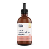 ▶ HEBBE - ACEITE DE ALMENDRAS DULCES | Hidratante Natural | Mejora Afecciones Cutáneas | Anti-Envejecimiento Facial | Estimula Crecimiento Pestañas y Uñas | 120 ml | Orgánico y Vegano | Ideal para Masajes Relajantes