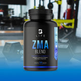 Mezcla de Zinc, Magnesio, Vitamina C, Colágeno Hidrolizado, Vitamina B6 y Calcio. 150 Cápsulas. Ingredientes naturales. ZMA Blend B Life.