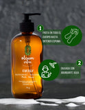 OLEUM VITAE Shower Gel. Gel de Ducha Romero-Menta. Con Aceites Esenciales de Menta y Romero. Hidratación Profunda. Con Extractos de Caléndula, Aloe Vera y Manzanilla. 250gr