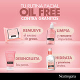 ▶ Neutrogena  Crema Facial Con Extracto De Toronja 118 ml + Gel Limpiador Facial Neutrogena Oil free Toronja Ácido Salicílico 177 ml