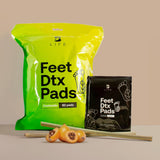 ▶ B Life  Parches para Pies de 80 unidades con Jengibre, Vinagre y Carbón de Bambú. Limpieza para eliminar Impurezas del Cuerpo. Feet Dtx Pads B Life.