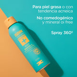 ▶ ISDIN ACNIBEN Body Spray Corporal de Secado Rápido - Reducción de Granos Corporales, 150 ml