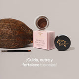 TEIA COSMETICOS Pomada para peinar y rellenar cejas de ingredientes naturales (tono café obscuro)