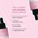 TEIA COSMETICOS Aceite para cabello nutritivo de ingredientes naturales aporta suavidad y brillo