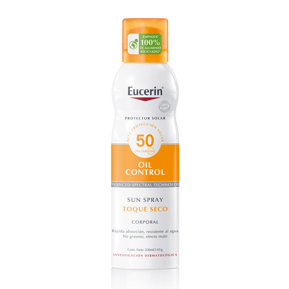Eucerin Protector Solar Corporal Toque Seco FPS 50+ Spray, 200 ml