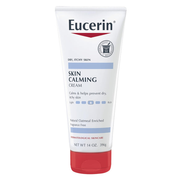 Eucerin Crema calmante para terapia de piel seca, 14 oz (413 ml)