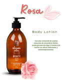 OLEUM VITAE Kit Dúo Hidratación Rosas. Crema Corporal y Aceite para Cabello y Cuerpo con Aceite Esencial de Rosa Mosqueta. Hidratación Profunda