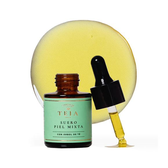 TEIA COSMETICOS Suero facial oleoso para piel mixta hidratante y nutritvo con Argán, Jojoba y Macadamia