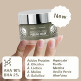 XAMANIA Peeling Mask Aguacate + AHA. Mascarilla Facial en 5 Minutos.