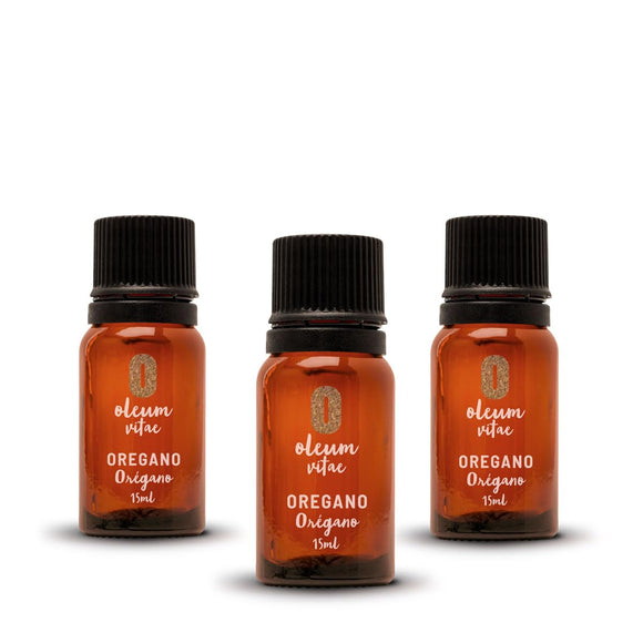 OLEUM VITAE 3x2 Aceite Esencial De Orégano. Origanum Vulgare. 100% Puro Y Orgánico 15ml.