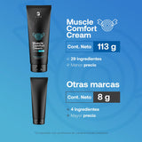 ▶ B Life  Crema con Mentol para Musculos y Articulaciones de 113 g. Ingredientes Naturales. Muscle Comfort Cream. B Life