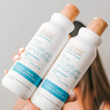 ▶ RAW SUGAR  Moisture Smoothie, Acondicionador, Anti-frizz, Hidrata y Fortalece, con Coco, Agave y Leche de Almendras, Prensado en Frío, Vegano, Libre de Sulfatos, Siliconas y Parabenos, 532 ml