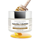 ▶  NUESTAR TIERRA Crema Humectante, Cicatrizante y Anti-edad con Jalea Real, Miel Melipona y Ac. Hialurónico Vegano