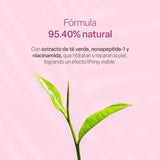 TEIA COSMETICOS Suero de péptidos naturales anti-edad revitalizante con niacinamida y té verde