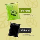 ▶ B Life  Parches para Pies de 80 unidades con Jengibre, Vinagre y Carbón de Bambú. Limpieza para eliminar Impurezas del Cuerpo. Feet Dtx Pads B Life.