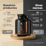 Vitamina C y Raíz de Jengibre de 120 Cápsulas 600 mg. Ingredientes Naturales. C Blend B Life.