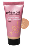 ▶ BENECOS Natural Light Foundation, Reduce Redness and Dark Circles, For Fair Skin Tone (Dune)