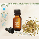 OLEUM VITAE Aceite Esencial de Orégano 30ml. Origanum Vulgare. 100% Puro y Orgánico. Aplicación Interna, Externa y Aromática.