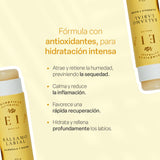 TEIA COSMETICOS Bálsamo labial humectante sin color de ingredientes naturales suaviza y repara