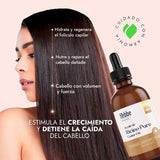 ▶ HEBBE  - Aceite de Ricino 50 ml. 100% Puro, Hidratante y Antiinflamatorio, Ideal para Piel y Cabello
