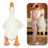 KENANLAN Animal de Peluche de Ganso, Juguete de Peluche de Ganso, Almohada de Felpa de Cisne Suave, Almohada de Felpa de Pato, Almohada de Abrazo Súper Suave para Oficina, Hogar,