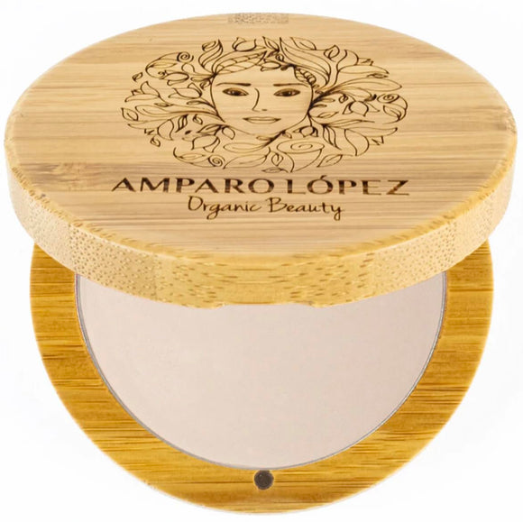 Polvo Compacto Vegano | Base de maquillaje | Cosmetica natural Amparo López (Kislev, Normal)