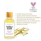 ▶  NUESTAR TIERRA   Marula Elixir Humectante Anti-edad Regenerante y Anti Manchas