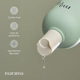 ▶ MARAMA | Shampoo sin Parabenos - Aloe Vera - 500 ml | Fortalece el Cabello - Tratamiento para Cabello Maltratado - Suavizante | Anti Frizz Cabello | Vegano - Cruelty-Free - Reciclable