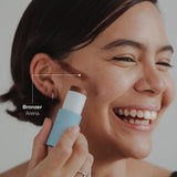 TEIA COSMETICOS - Bronzer en barra para contorno hidratante, ingredientes seguros y naturales (Tono Arena)