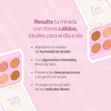 TEIA COSMETICOS Paleta de sombras libre de talco. Vegano, Ingredientes seguros, libre de crueldad