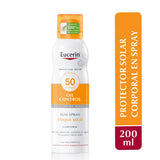 ▶ Eucerin Protector Solar Corporal Toque Seco FPS 50+ Spray, 200 ml