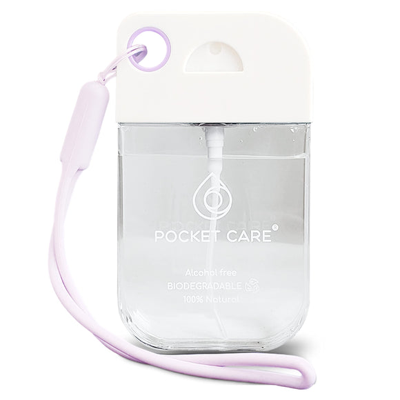 Pocket Care | Desinfectante Spray - Sin Alcohol | 45ml - UVA | Antibacterial Spray de Bolsillo Orgánico | Sanitizante para Manos - Hand Sanitizer | Aroma Uva - 100% Natural