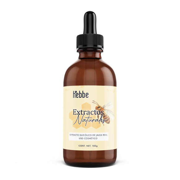 ▶ HEBBE  - Extracto Vegetal de Jalea Real 100 g | Retrasa los Signos del Envejecimiento, Tonificante y Estimulante | Mejora la Hidratación y Elasticidad de la Piel | Aumenta la Producción de Colágeno | Contenido de 100 g