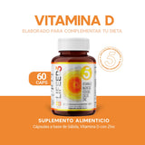LIFEED Suplemento Alimenticio Multivitaminico Hombre y Mujer en Cápsulas con Vitamina D (Vitamina D3), Magnesio, Calcio, Zinc, Fosforo, Aloe Vera (Sabila) | 60 Cápsulas para 2 Meses | 1 Cápsula al Dia