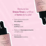 TEIA COSMETICOS Serum facial 2% Bakuchiol reduce arrugas y líneas de expresión, alternativa natural al retinol