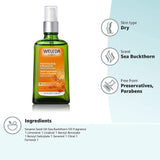 Weleda Hydrating Sea Buckthorn Body and Beauty Oil, 3.4 Fluid Ounce, Plant Rich Body and Beauty Oil with Sea Buckthorn and Sesame Oils