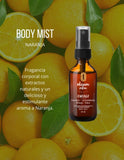 OLEUM VITAE Kit Dúo Body Lotion y Body Mist Naranja-Cedro. Crema Corporal y Fragancia con Aceite Esencial De Cedro