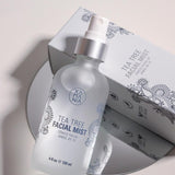XAMANIA - Tónico Facial Natural con Árbol de Té y Aceite de Almendras - Piel Mixta Grasa o con Acné - Cierra Poros Elimina Brillos y Granitos - Sin Alcohol Cruelty Free 100 ml