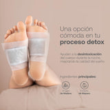 ▶ B Life  Parches para Pies de 80 unidades con Jengibre, Vinagre y Carbón de Bambú. Limpieza para eliminar Impurezas del Cuerpo. Feet Dtx Pads B Life.