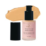 TEIA Cosméticos Maquillaje para piel normal seca de ingredientes naturales - 30 gr (Medio)